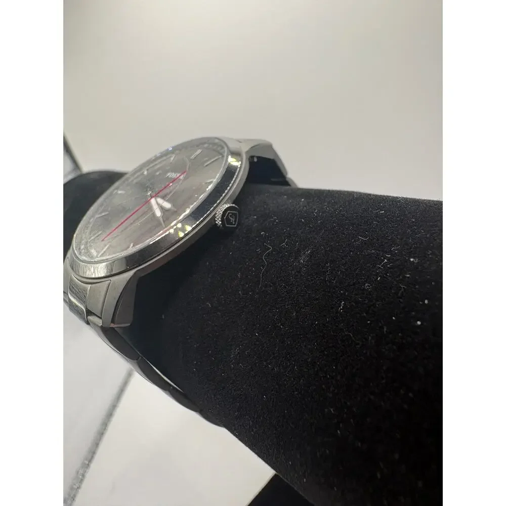 Fossil Minimalist Three-Hand Smoke Stainless Steel Watch FS5459 NWT